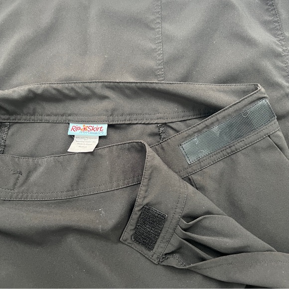 Ripskirt Hawaii Black Wrap Skirt with Pockets Size Medium - Picture 4 of 5